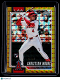 2026 Topps Chrome Christian Moore Rookie Gold Geometric 25/50 RC