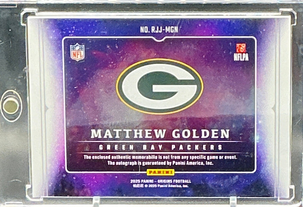 2025 Origins Mathew Golden Rookie Patch Auto