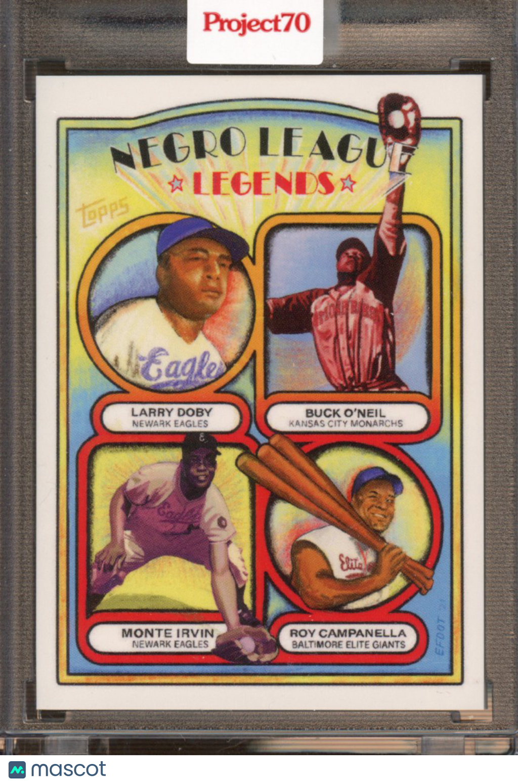 2021 Topps Project 70 Negro League Legends Efdot 662