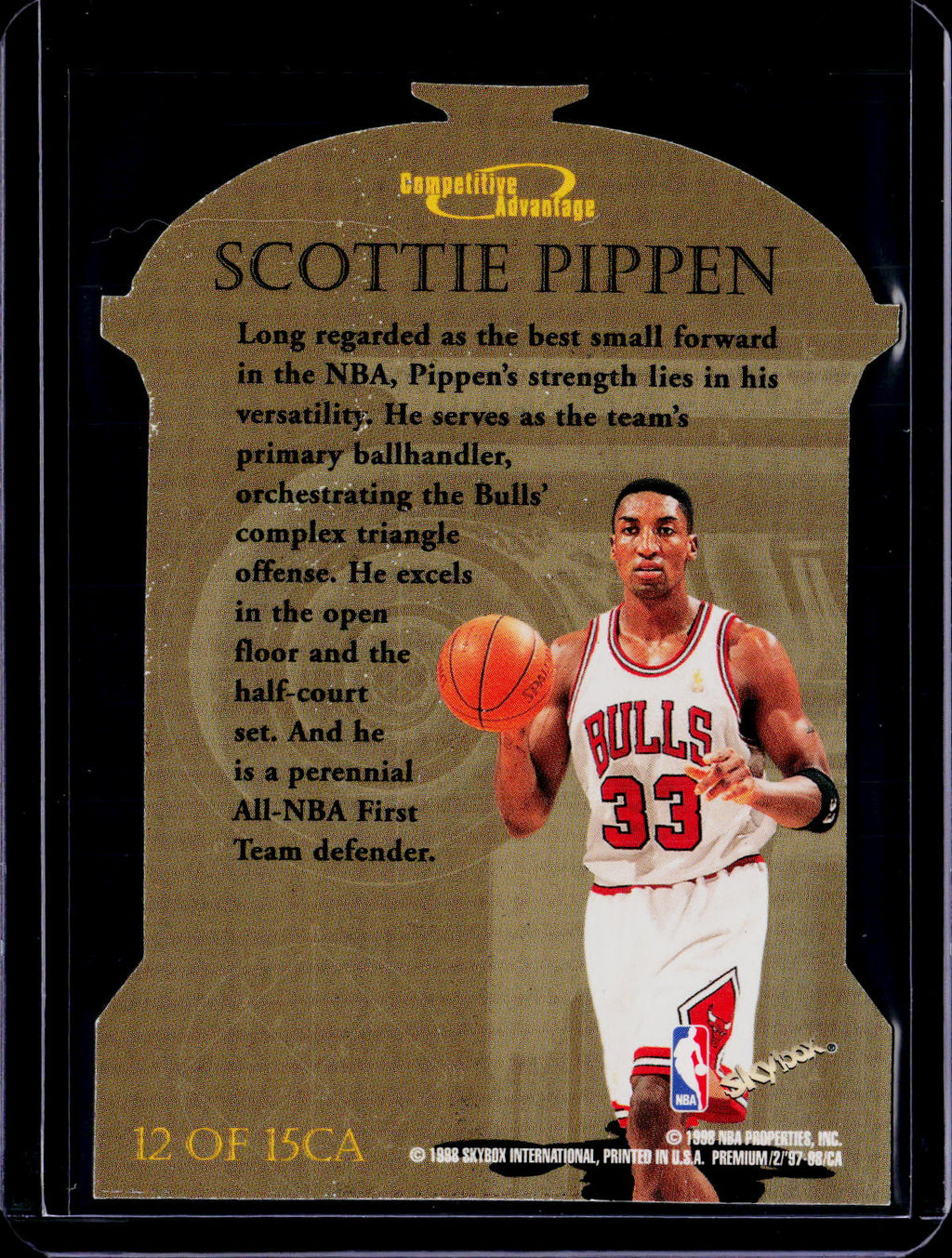 1997-98 SkyBox Premium Scottie Pippen Competitive Advantage