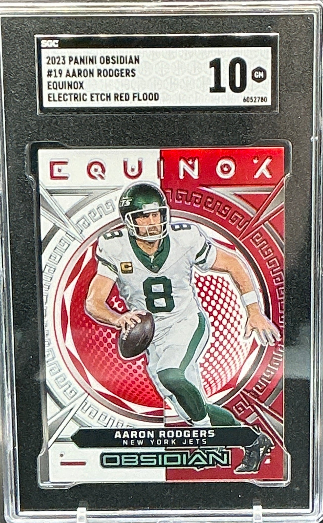 2023 Obsidian Aaron Rodgers Equinox Electric Red Flood SGC 10
