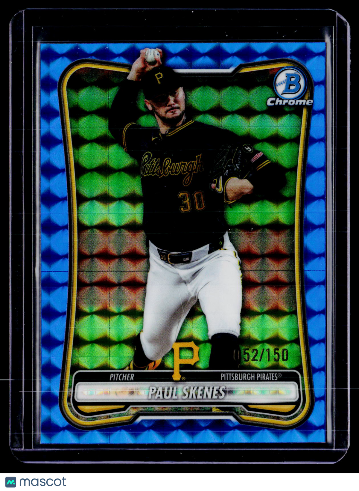 2026 Bowman Chrome Paul Skenes Blue Geometric 52/150
