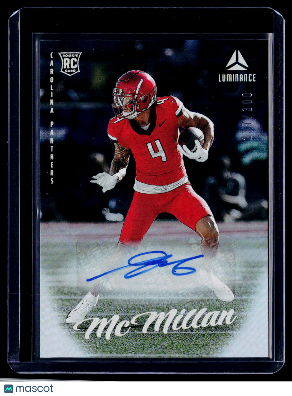 2025 Luminance Tetairoa McMillan Rookie Auto 237/300 RC