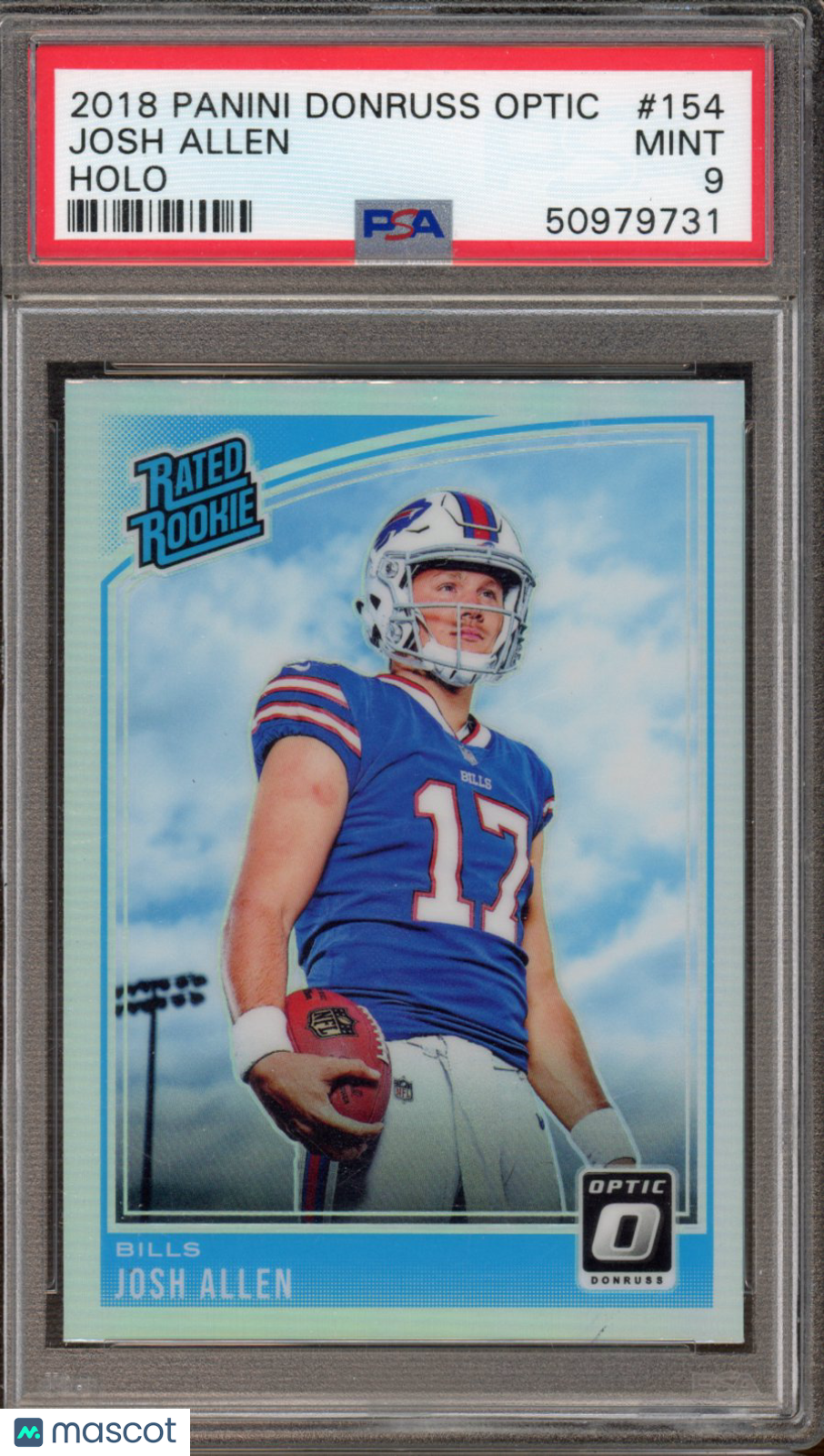 2018 Donruss Optic Josh Allen Rookie Holo PSA 9 RC