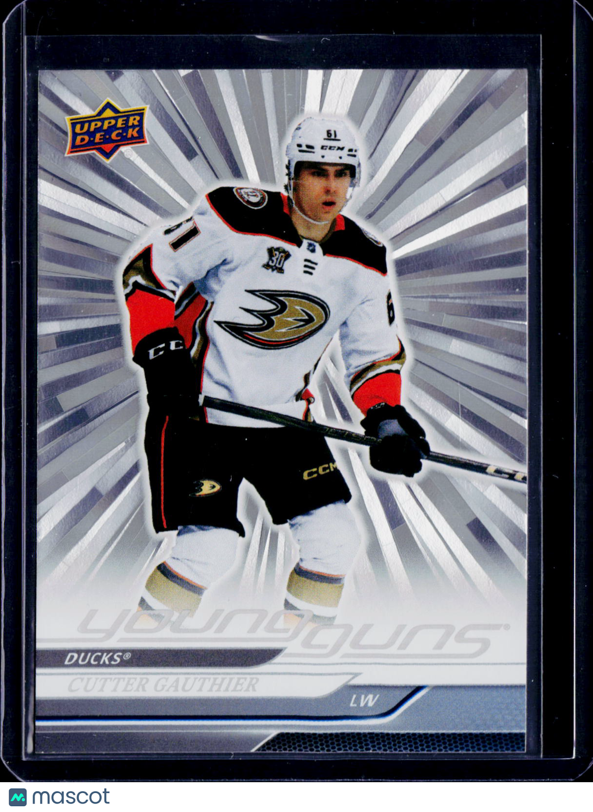 2024-25 Upper Deck Series 1 Cutter Gauthier Young Guns Outburst RC