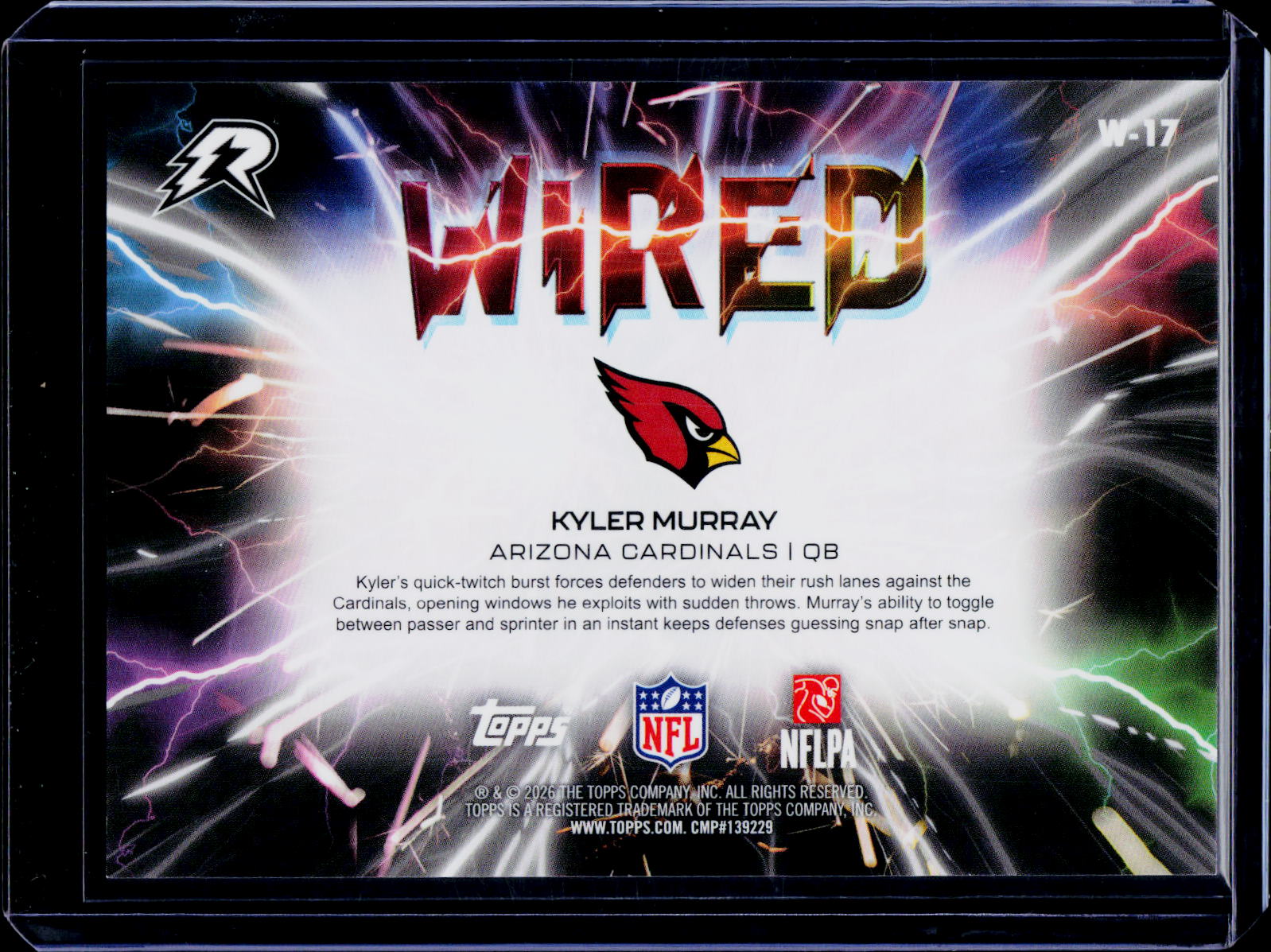 2025 Topps Resurgence Kyler Murray Wired Case Hit