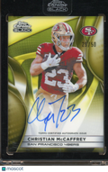 2025 Topps Chrome Black Christian McCaffrey Gold Auto 29/50