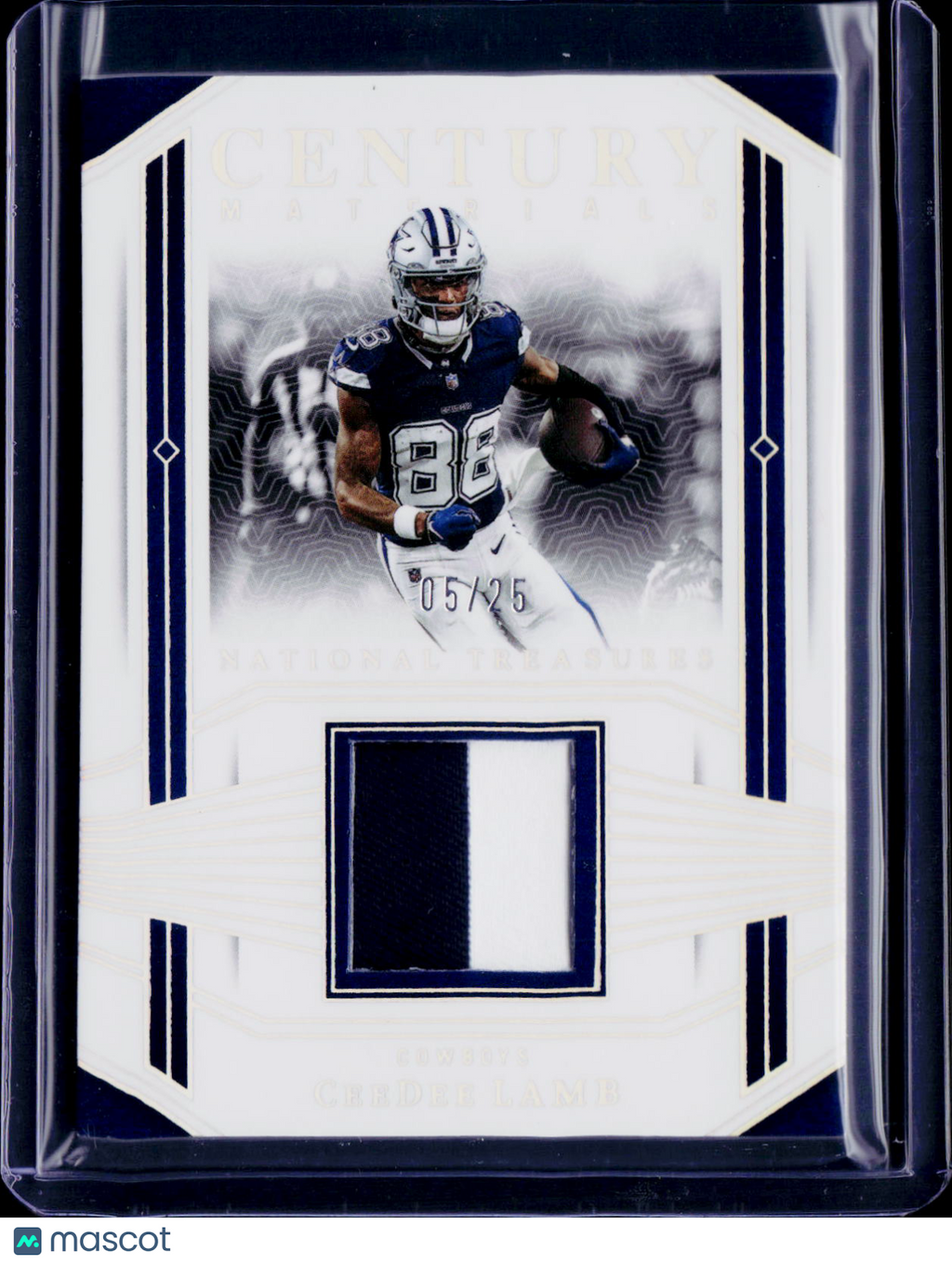 2023 National Treasures CeeDee Lamb Century Materials Patch /25
