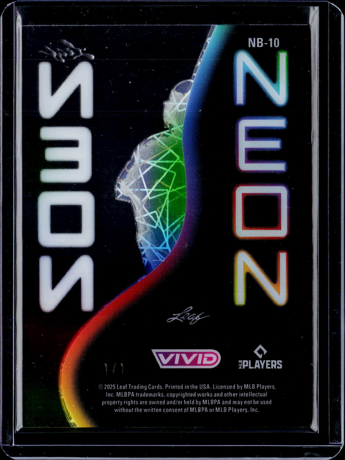 2025 Leaf Vivid Carson Benge Neon Bronze 1/1