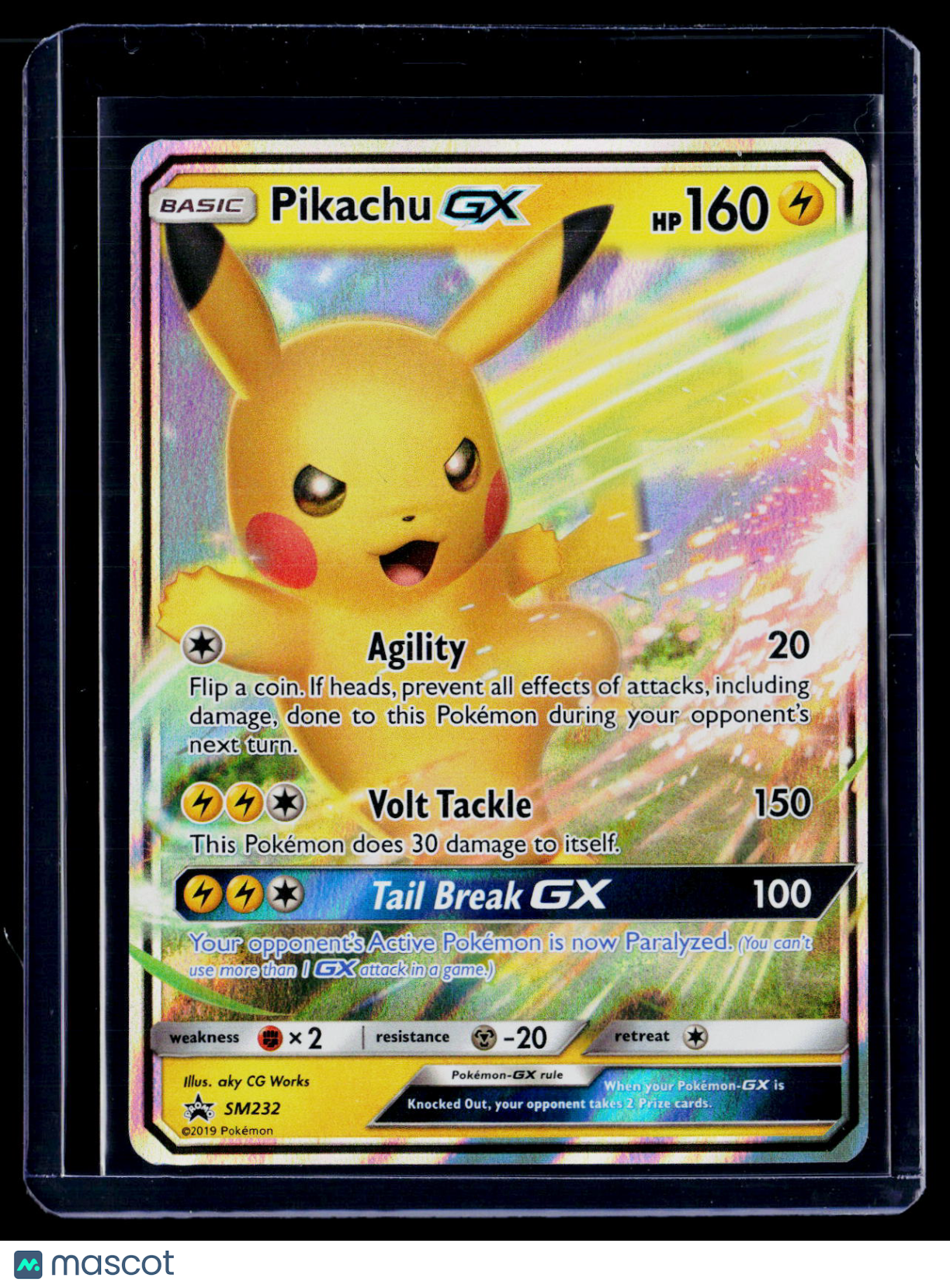 Pokemon Pikachu Gx SM232 Promo