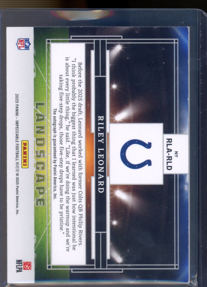 2025 Impeccable Riley Leonard Landscape Auto 23/49 RC