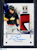 2025 Impeccable Baseball Travis Bazzana Elegance Patch Auto /25