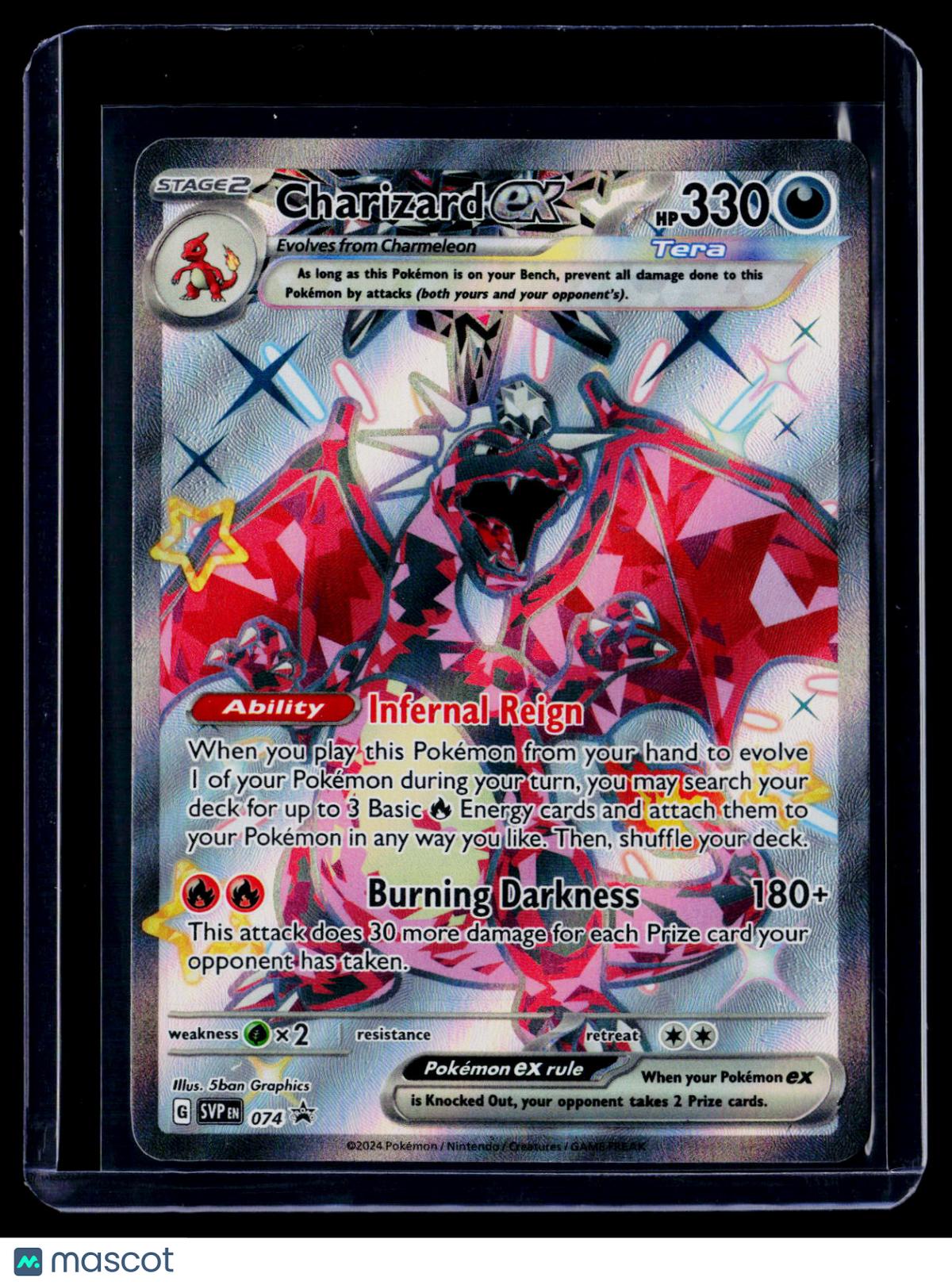 Pokemon Charizard EX 074 Promo