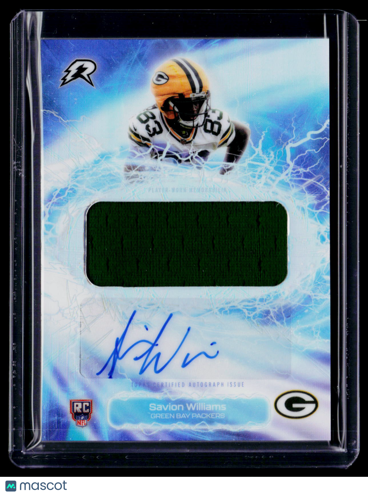 2025 Topps Resurgence Savion Williams Rookie Patch Auto RPA RC