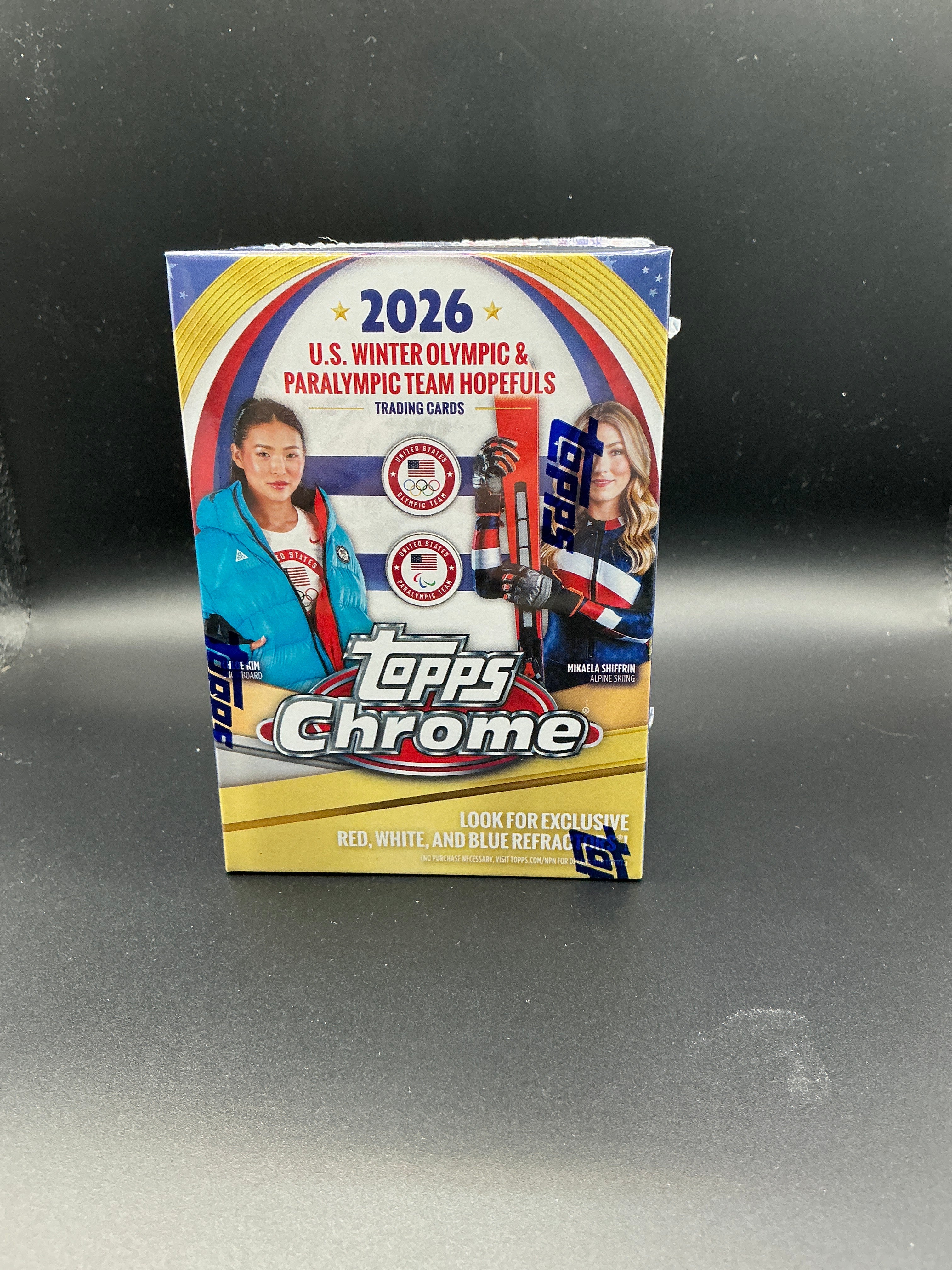 2026 Topps Chrome U.S. Winter Olympics Blaster