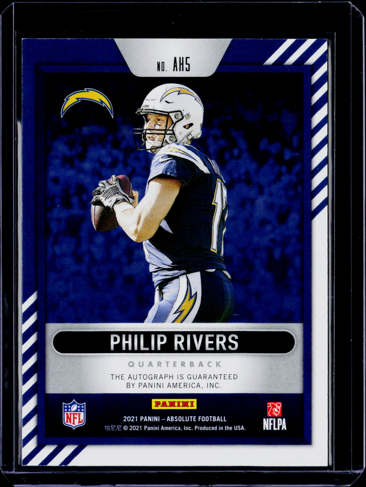2021 Panini Absolute Philip Rivers Absolute Heroes Auto 18/25