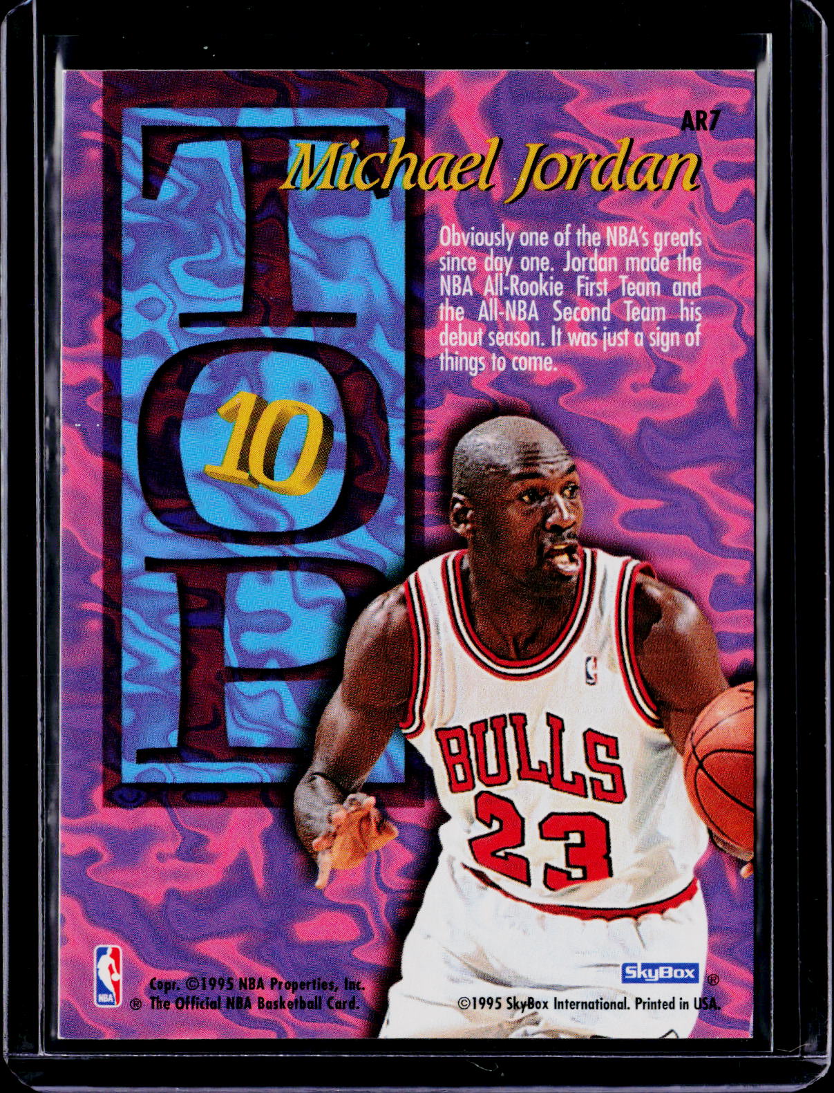 1995 Skybox Michael Jordan NBA Hoops Top 10