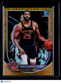 2025-26 Bowman Mikal Bridges Gold Shimmer 27/50
