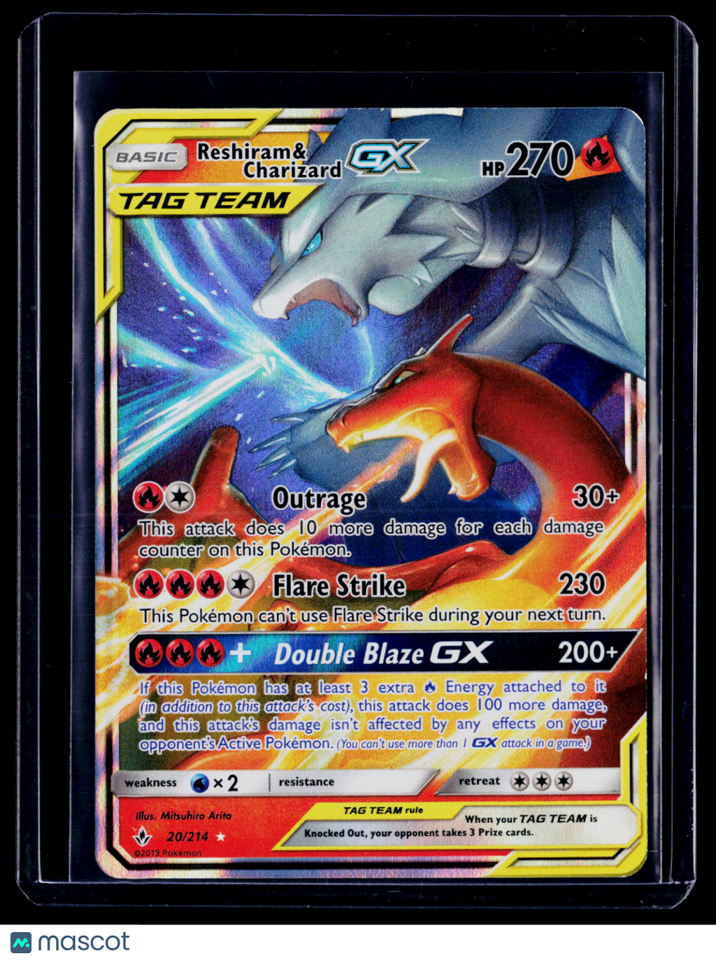 Pokemon Reshiram & Charizard Tag Team 20 214