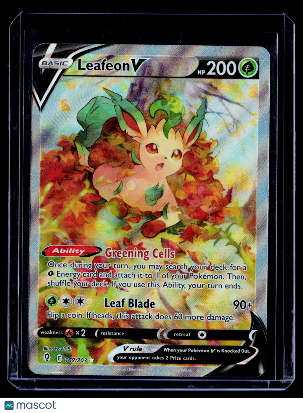 Leafeon V Evolving Skies