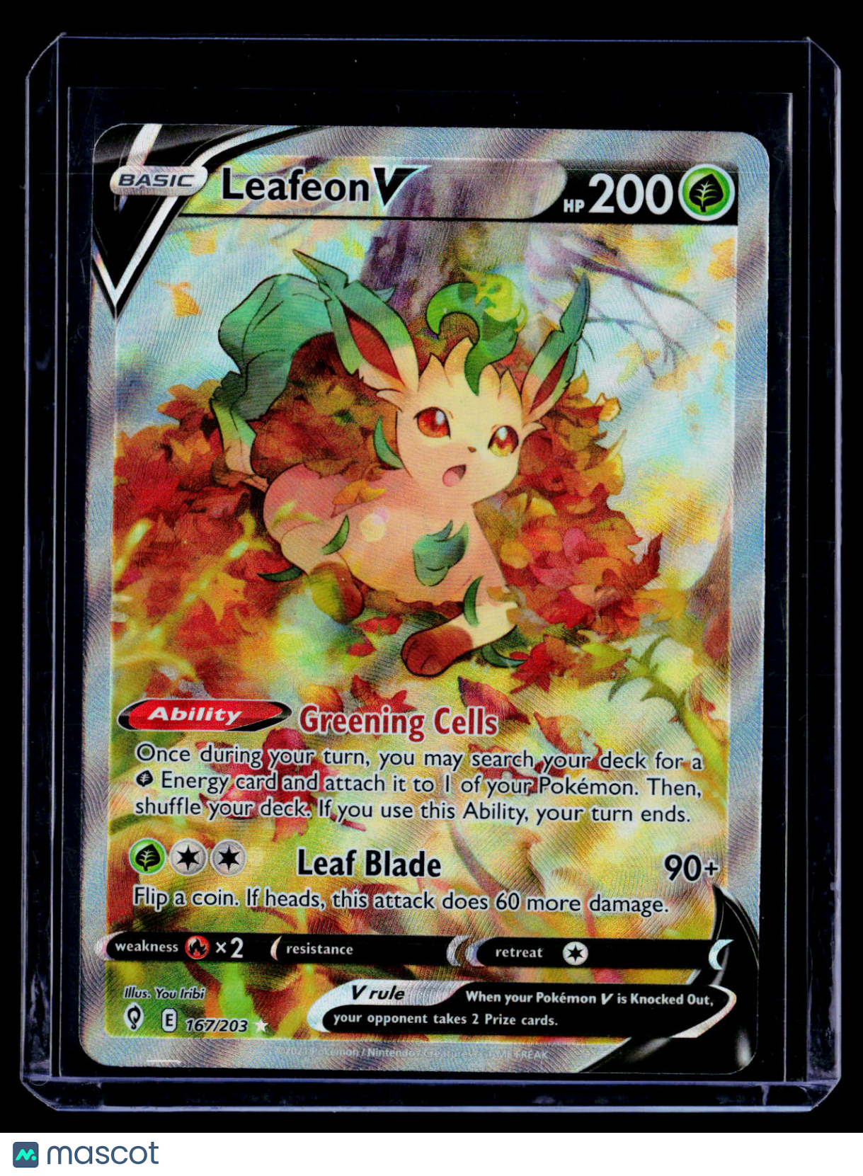 Leafeon V Evolving Skies