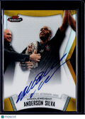 2012 Topps Finest Anderson Silva Gold Refractor Auto /25