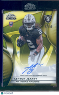 2025 Topps Chrome Black Ashton Jeanty Rookie Gold Refractor Auto 42/50 RC