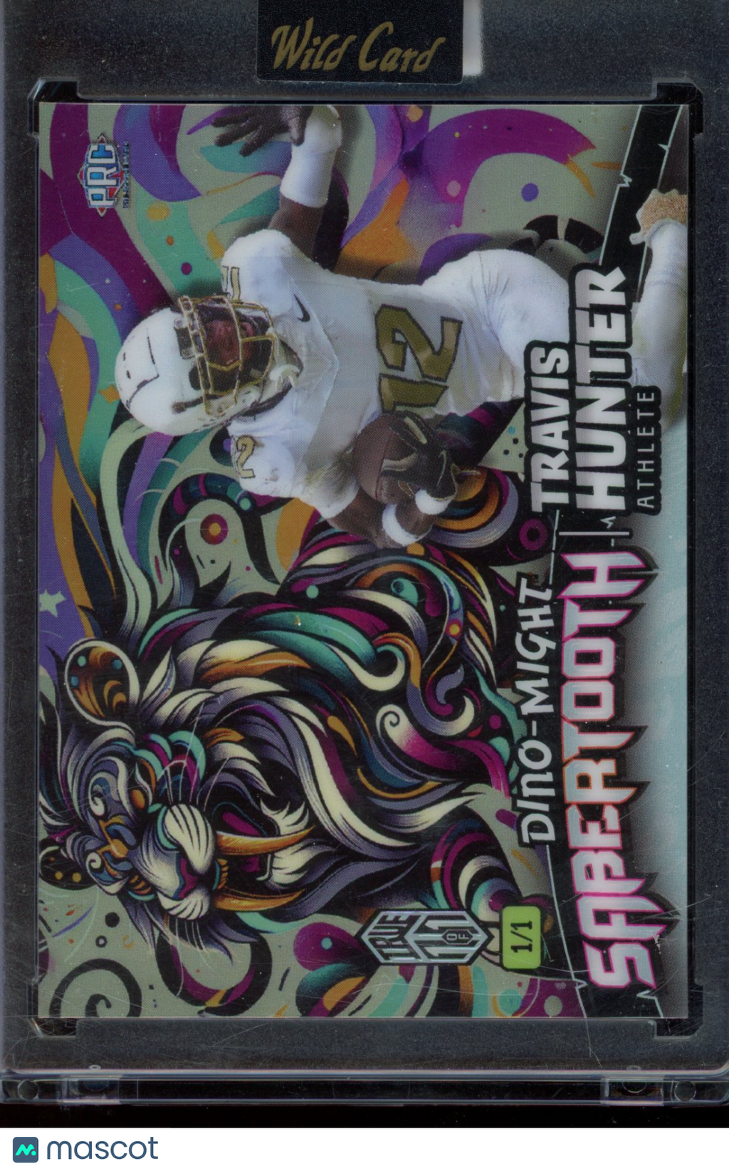 2024 Wild Card Travis Hunter Dino-Might Sabertooth 1/1