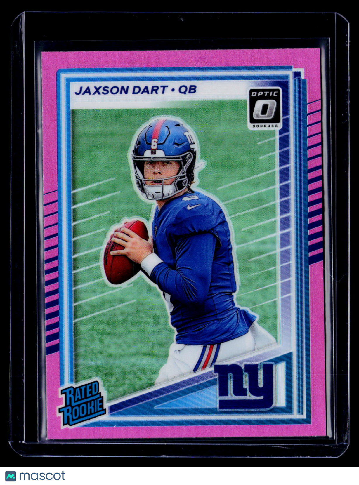 2025 Donruss Optic Jaxson Dart Rookie Pink Holo RC