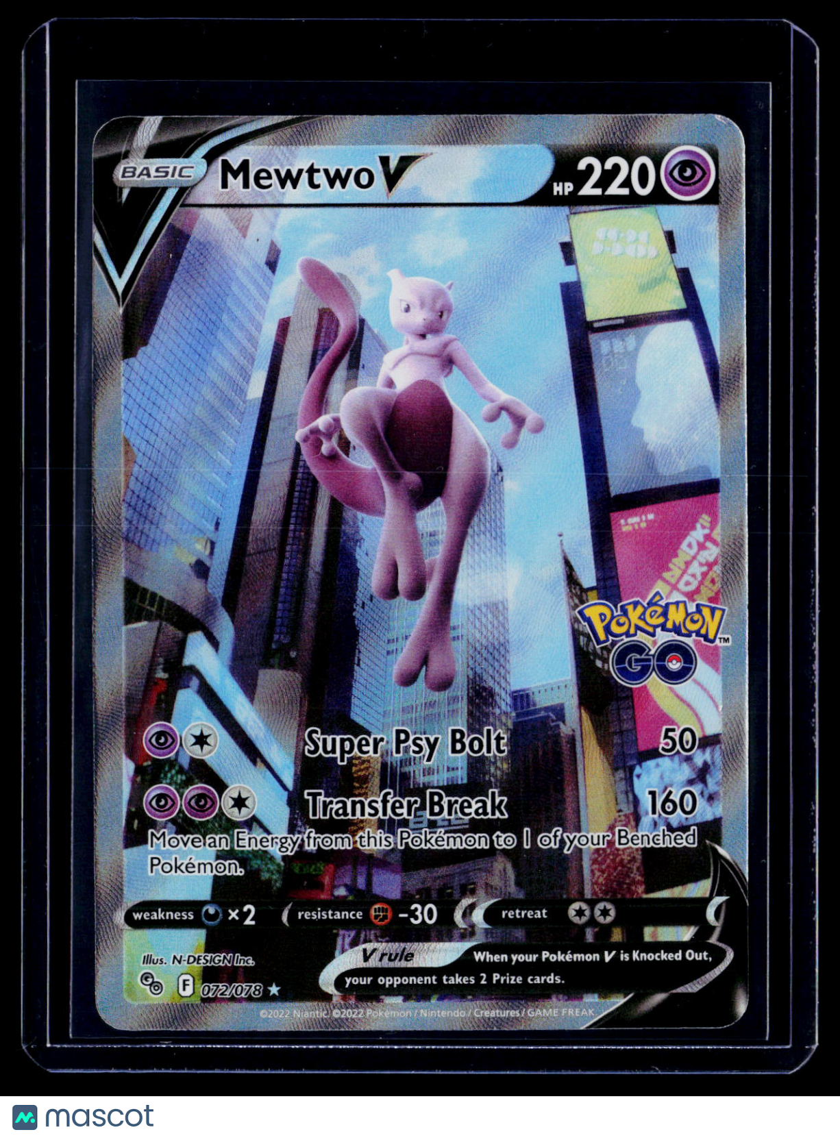 Pokemon Mewtwo V Pokemon Go