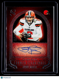 2025 Silhouette Johnny Manziel Framed Signatures Auto 52/199
