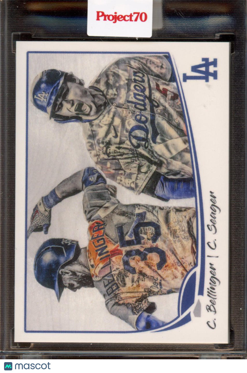 2021 Topps Project 70 Cody Bellinger / Corey Seager Lauren Taylor 104
