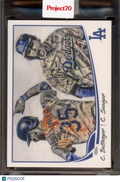 2021 Topps Project 70 Cody Bellinger / Corey Seager Lauren Taylor 104