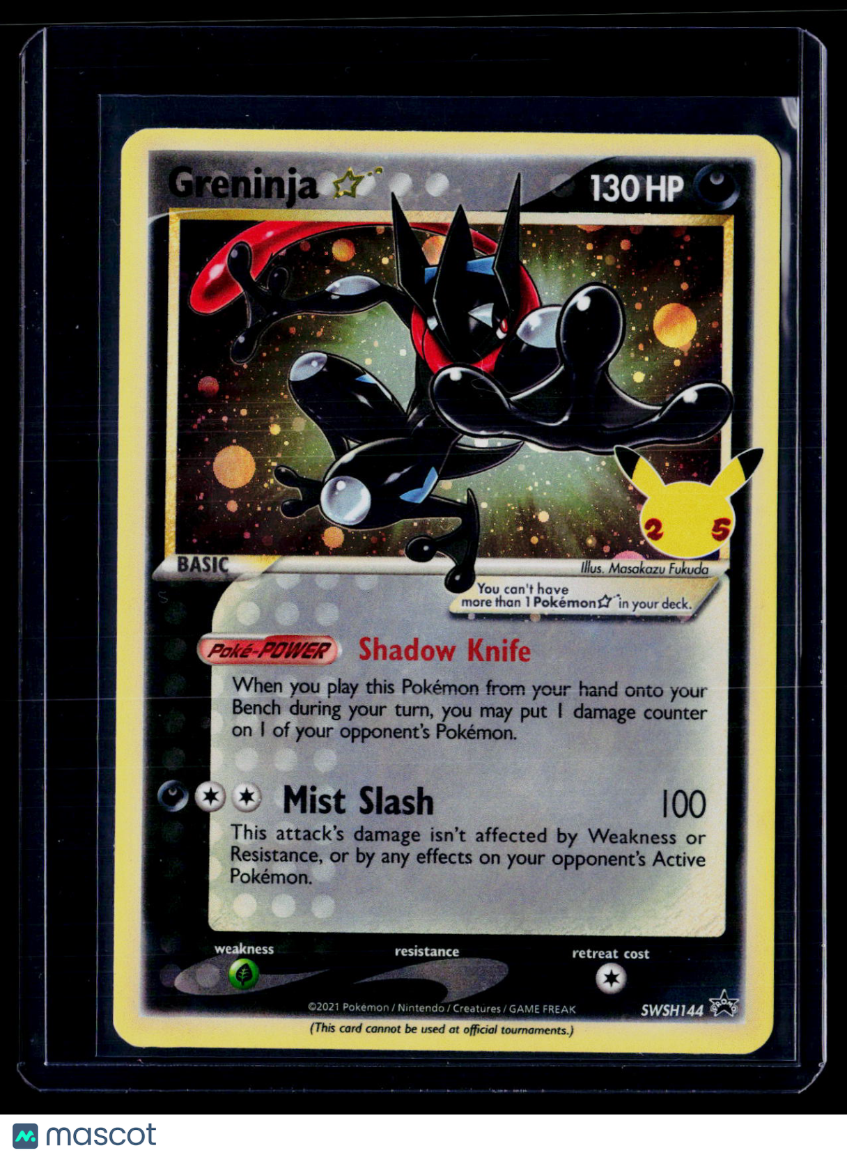 Pokemon Greninja SWSH144 Promo