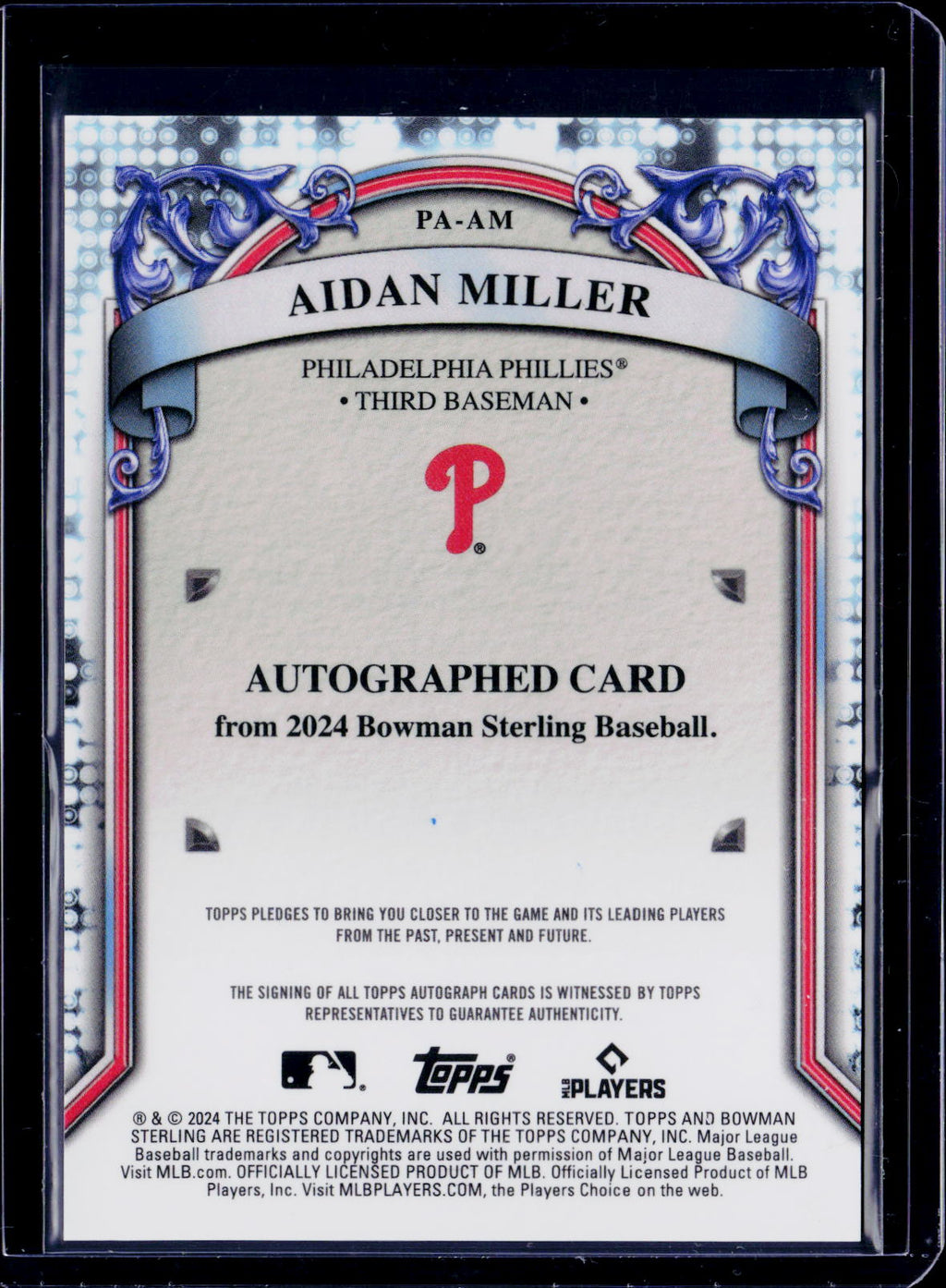 2024 Bowman Sterling Aidan Miller Auto