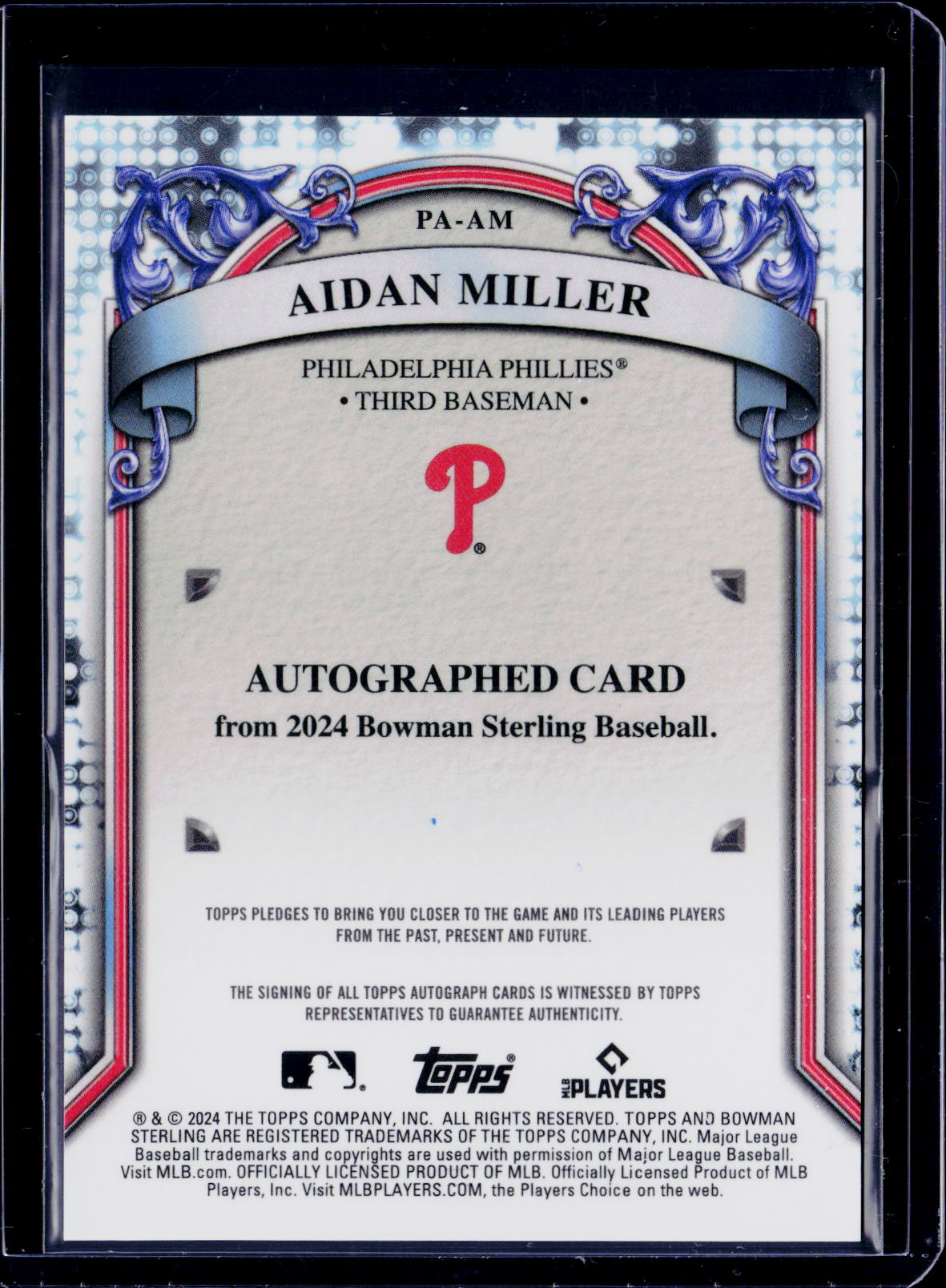 2024 Bowman Sterling Aidan Miller Auto