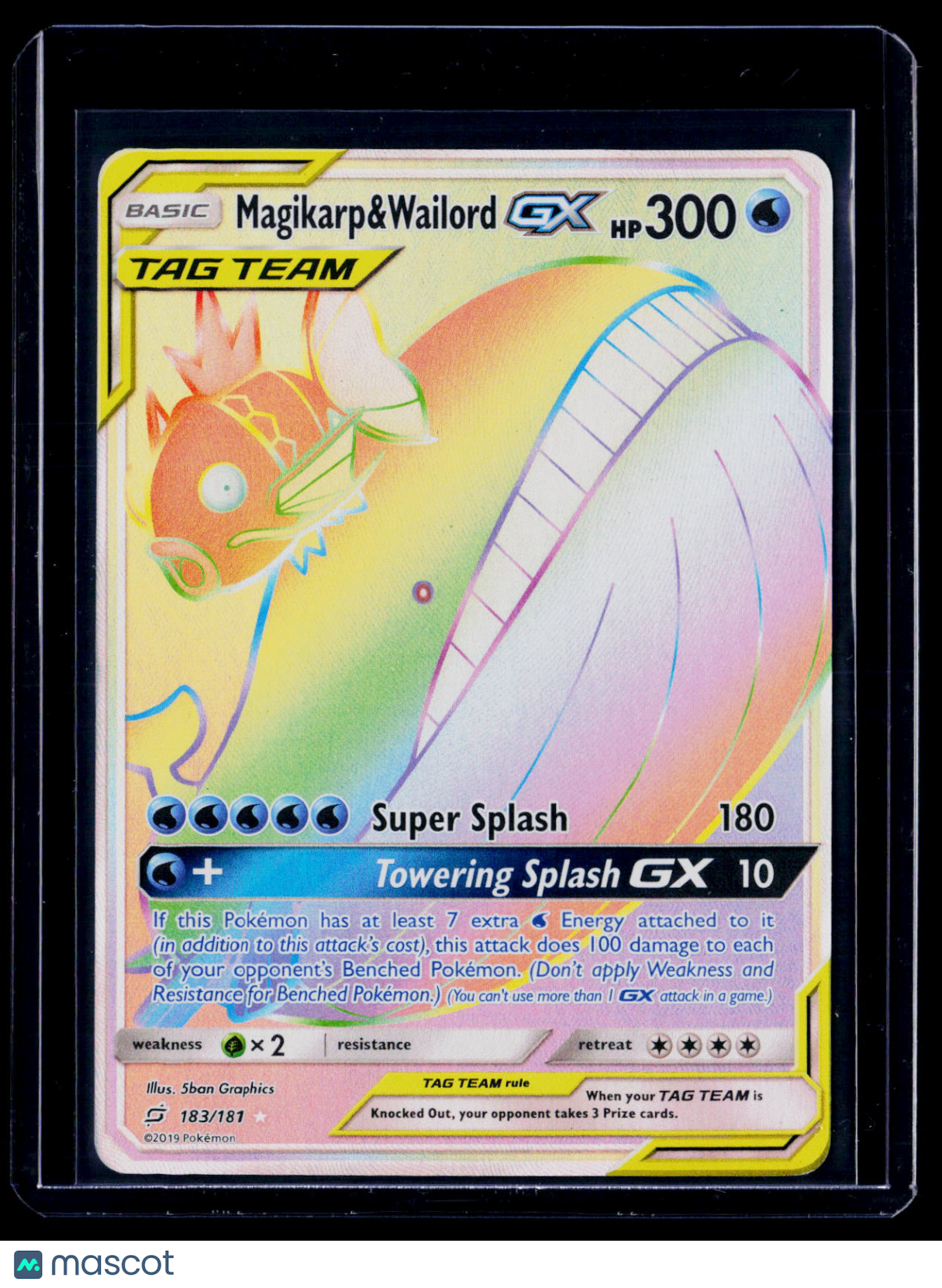 Pokemon Magikarp & Wailord GX 183 181