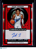 2024 Obsidian Jalen Johnson Electric Etch Orange Auto 06/99