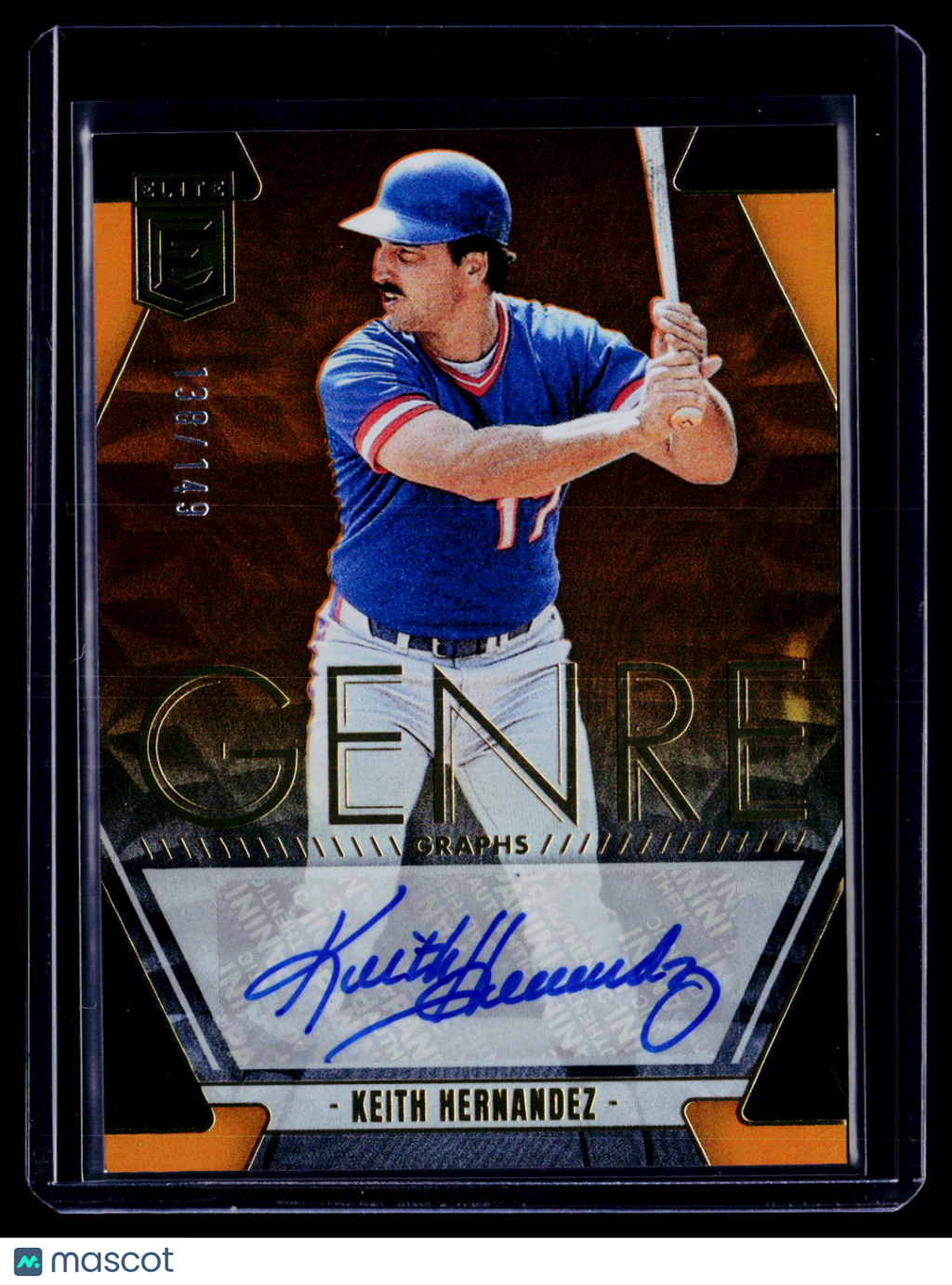 2026 Donruss Elite Keith Hernandex Genre Graphs Auto 138/149