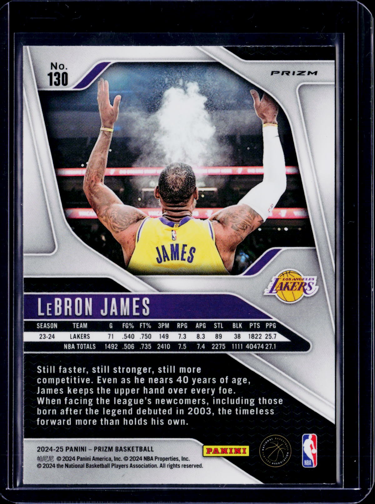 2024-25 Prizm LeBron James Red Wave