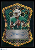 2020 Select Tua Tagovailoa Gold Die-Cut Auto 3/5 RC