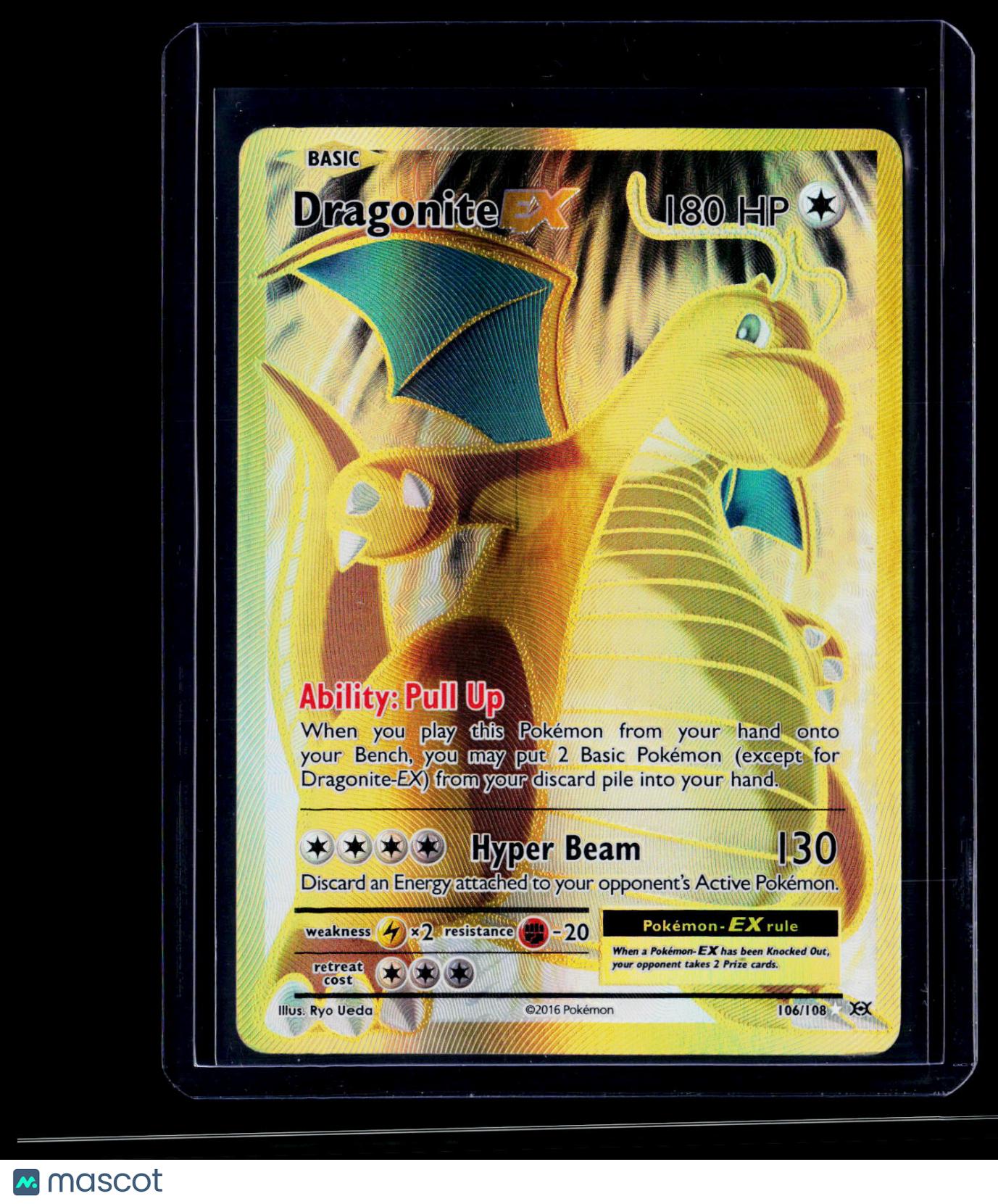 Pokemon Dragonite EX