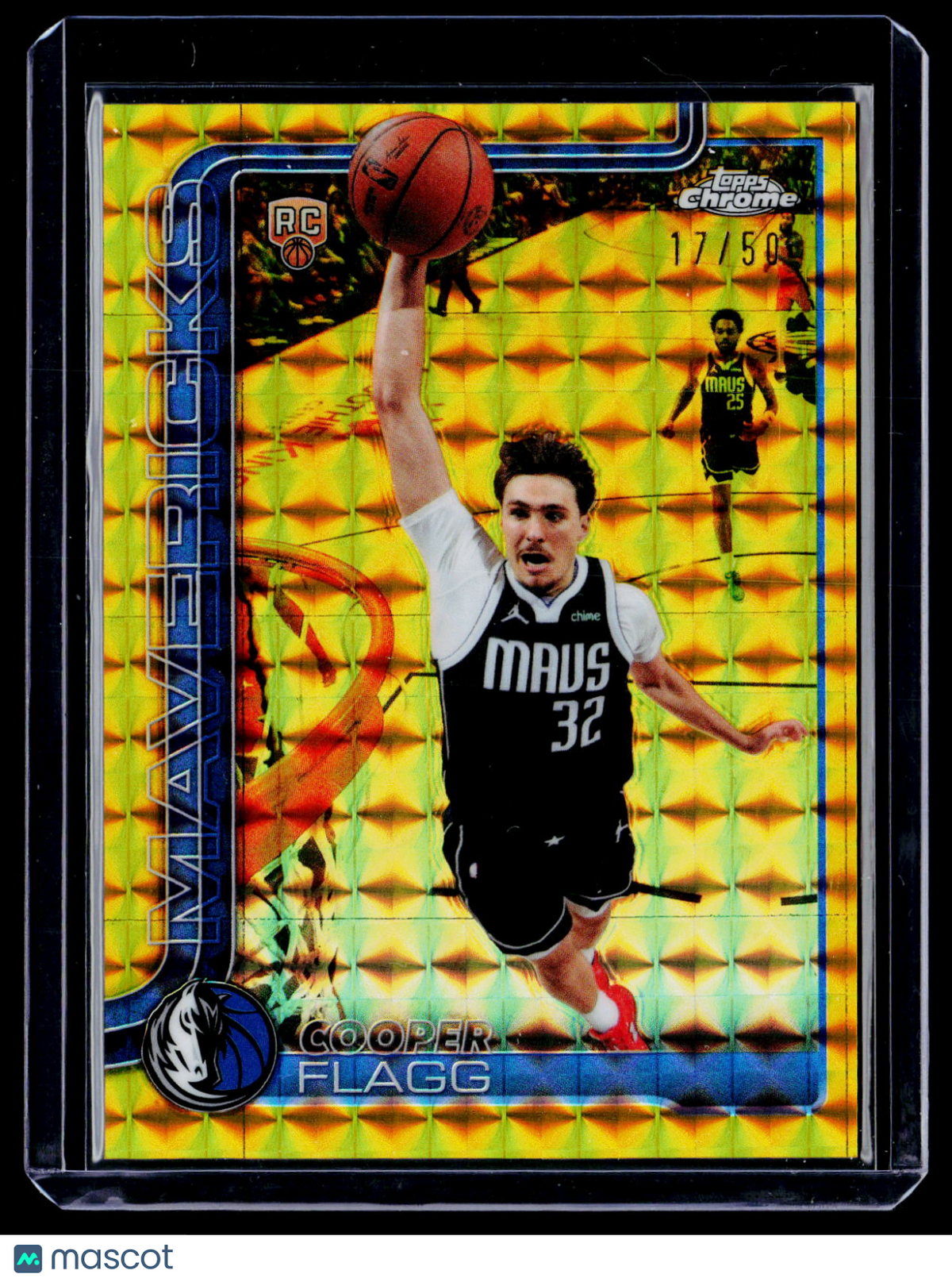 2025-26 Topps Chrome Update Cooper Flagg Rookie Gold Geometric 17/50 RC