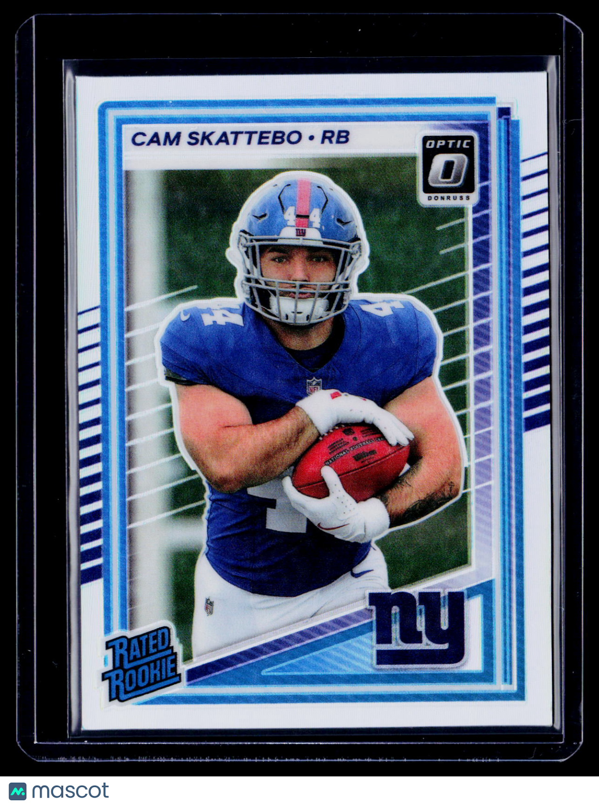 2025 Donruss Optic Cam Skattebo Rookie Silver Holo RC