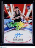 2025 Topps Chrome Update Maxime Raynaud Orange Refractor Future Stars Auto 21/25
