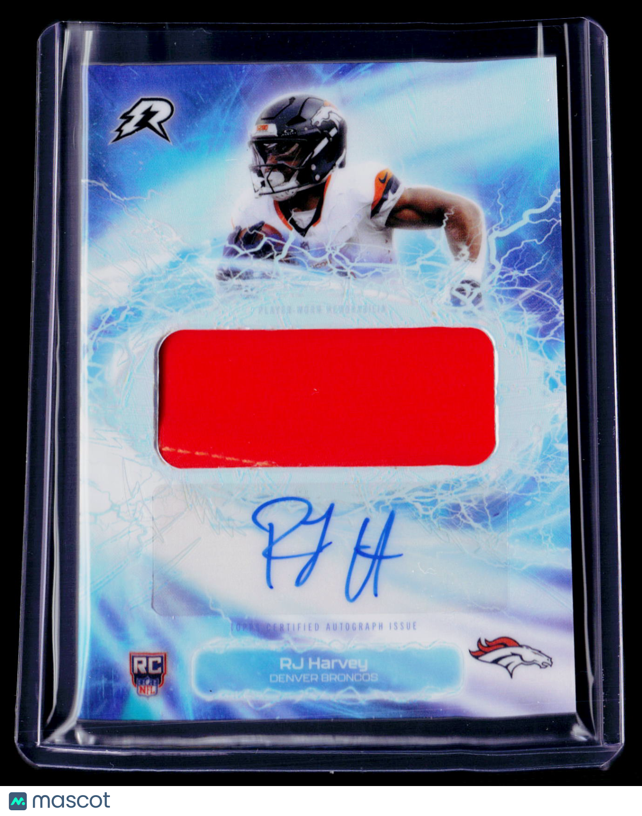 2025 Topps Resurgence RJ Harvey Rookie Patch Auto RPA RC