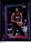 2025-26 Topps Chrome Update Joel Embiid Purple Basketball /75