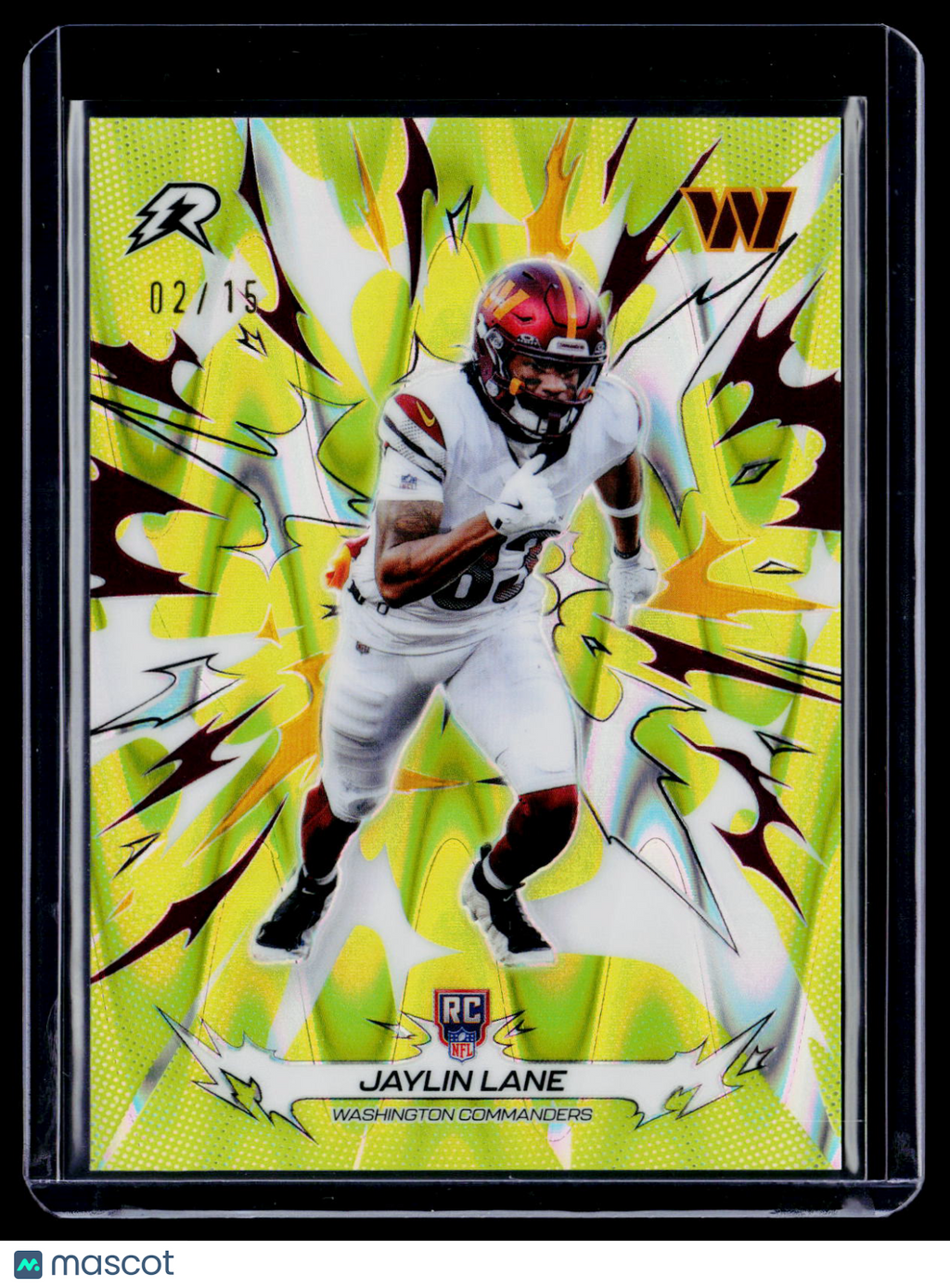 2025 Topps Resurgence Jaylin Lane Rookie Lime Green Static 2/15 RC