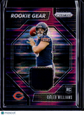 2024 Prizm Caleb Williams Rookie Gear Purple Pulsar Patch