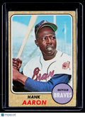 1968 Topps Hank Aaron 110 Poor Condition